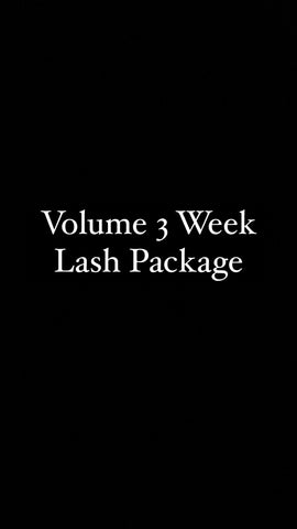 3 Week Fills: Yearly Package: Volume